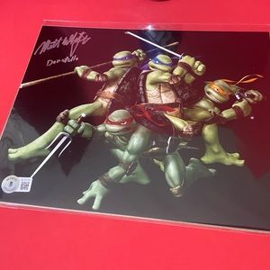 Mitchell Whitfield Autographed 8x10 Photo! Inscribed “Donatello”